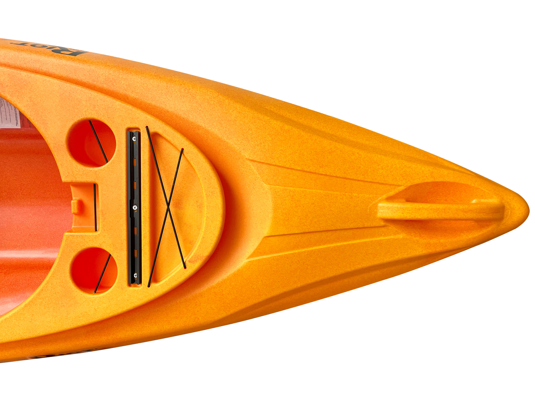 Cockpit dashboard tray on the Bayside 10 for phones, tools, and small gear