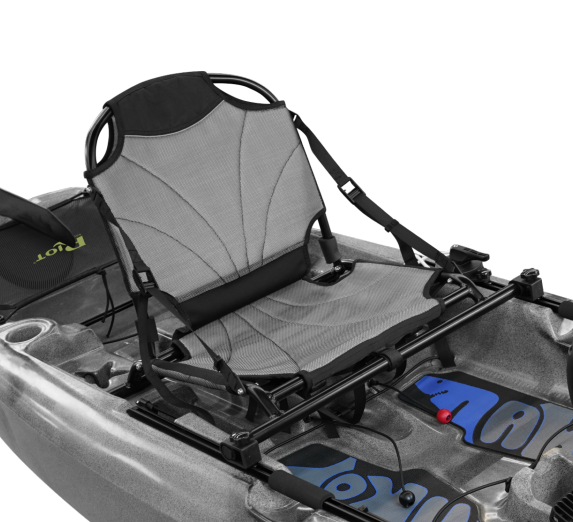 High/low adjustable deluxe seat in the Mako 10.5