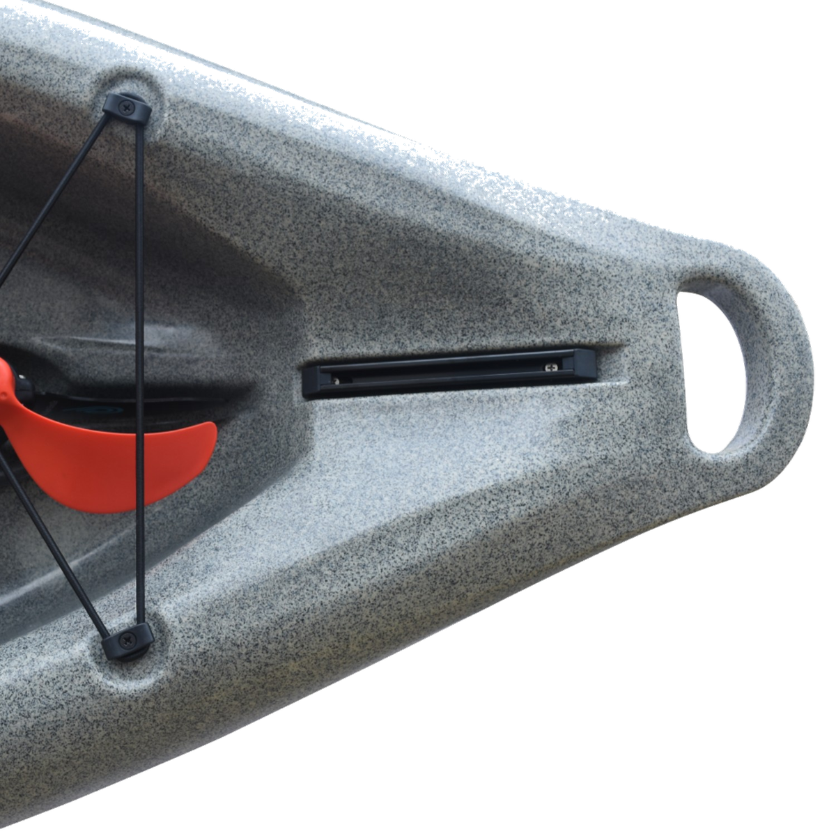 Bow carrying handle and front cargo deck of the Mako 10.5