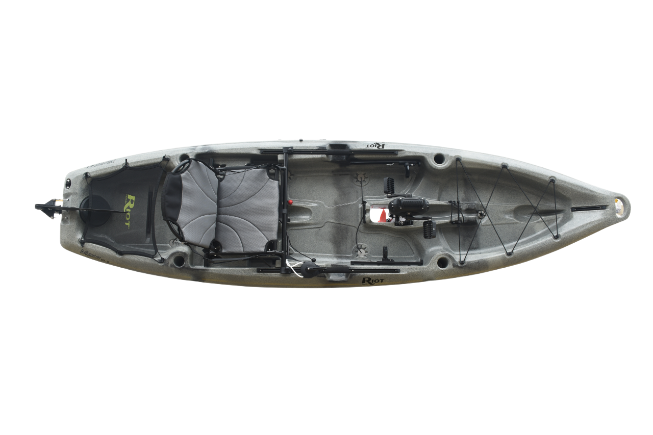 Riot Mako 10.5 in Camo, top-down view