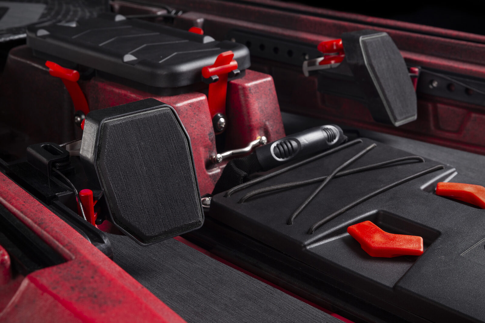 Padded rudder control foot braces